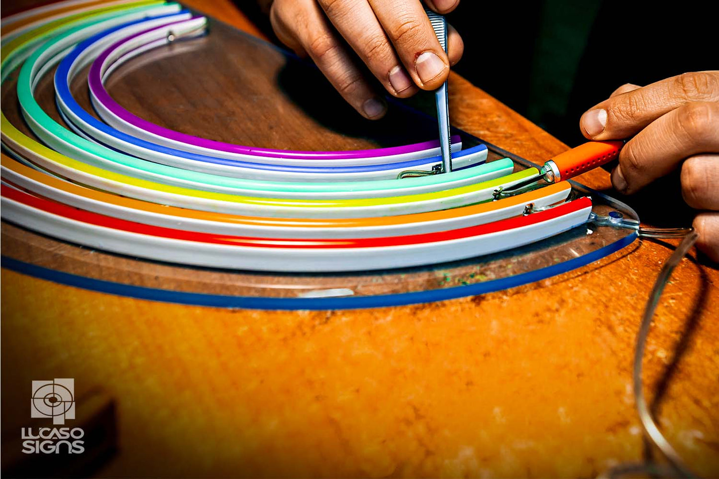 Custom Neon Fabrication Lucaso Signs 1