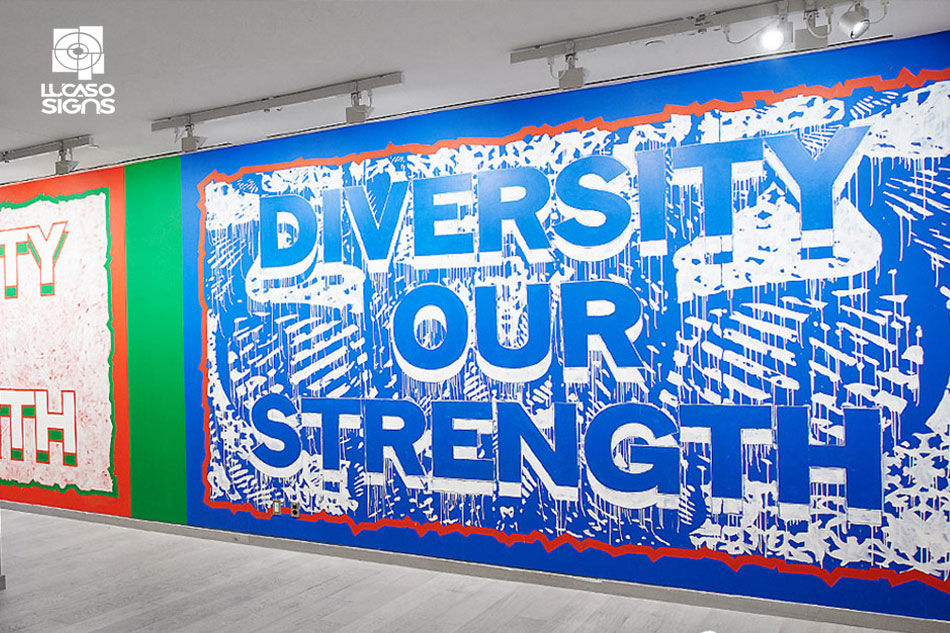 Wall Graphics with Custom Print 1 BuySign.Shop